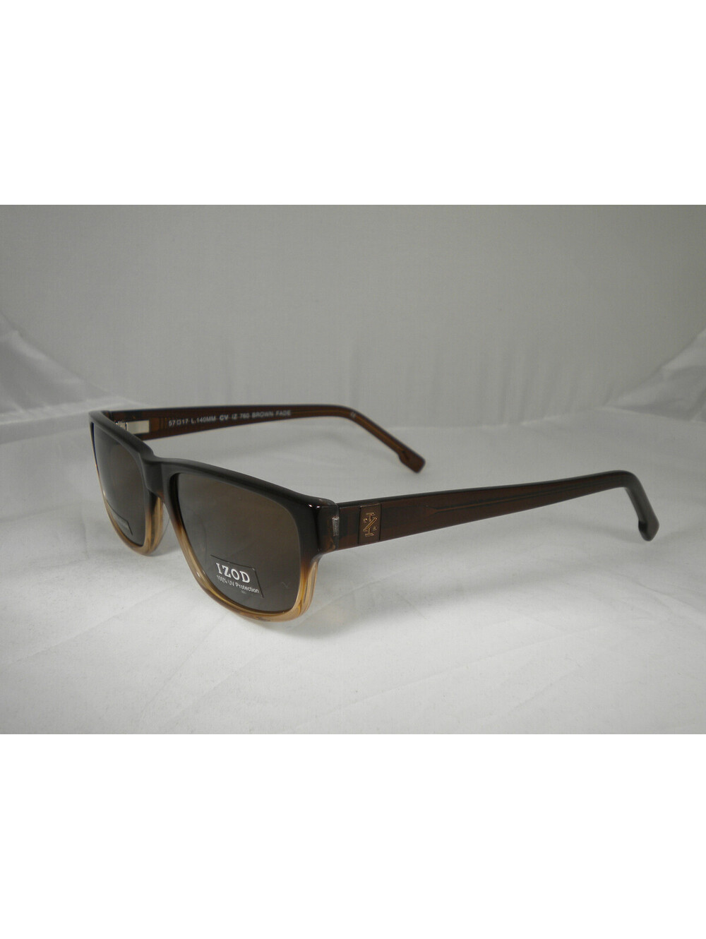 IZOD Men's Sunglasses Brown Fade